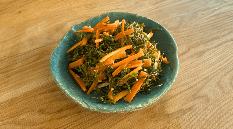 Carrot and Channelled Wrack Salad - Lofoten Seaweed