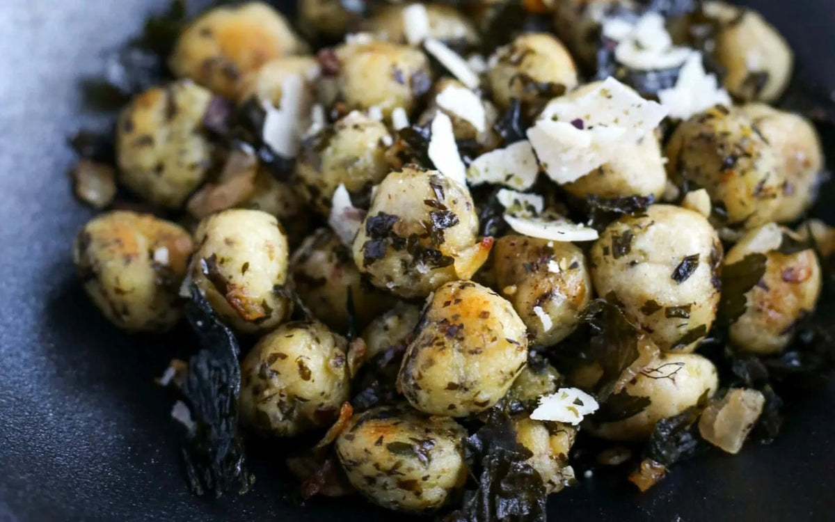 Pan Roasted Gnocchi with Nori