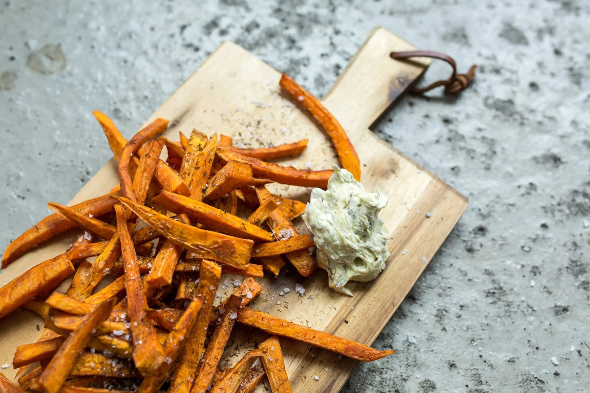 Søtpotetfries med Ocean Truffle Salt