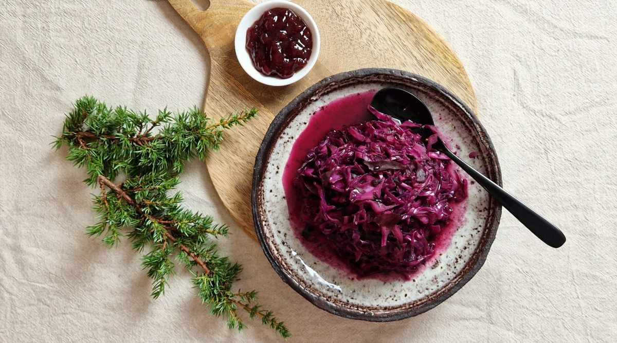 Rødkål with Dulse (Norwegian Braised Red Cabbage)