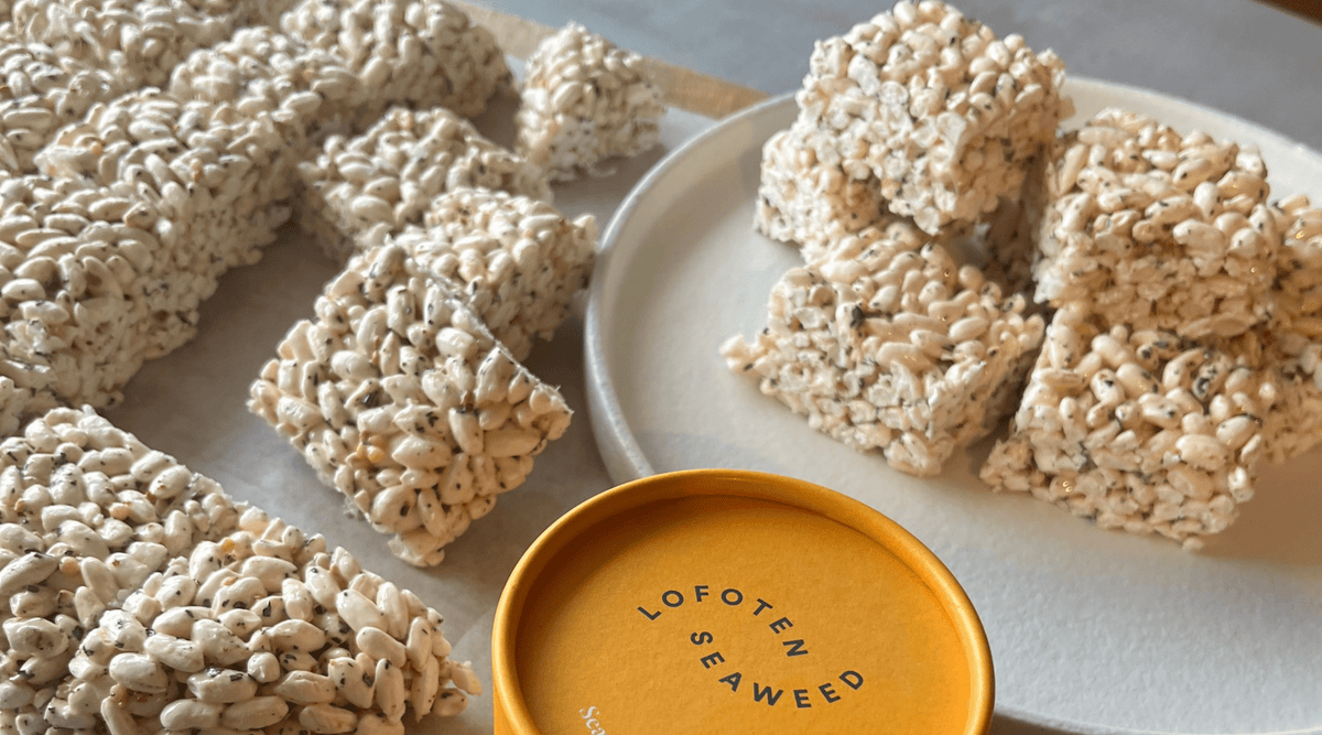 Furikake Rice Crispy Squares - Lofoten Seaweed