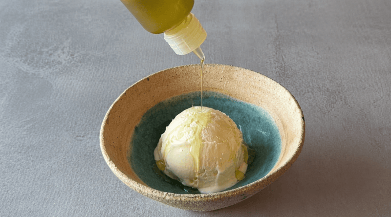 Kombu Oil with Ice Cream - Lofoten Seaweed